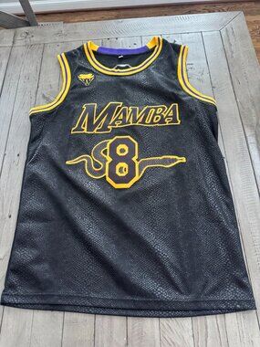 Kobe Bryant #8 Black Mamba #24 Jersey Size Small